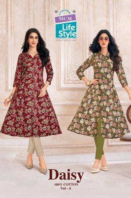 MCM Life Style Daisy Vol 04 Bulk A-Line Kurtis 