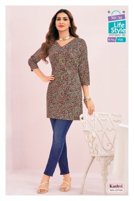 MCM Life Style Kashvi Vol 9 Fancy Pure Cotton Short Tops New Arrival kurtis catalogs
