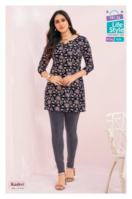 MCM Life Style Kashvi Vol 9 Fancy Pure Cotton Short Tops New Arrival kurtis catalogs