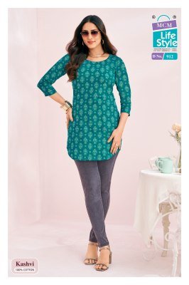 MCM Life Style Kashvi Vol 9 Fancy Pure Cotton Short Tops New Arrival kurtis catalogs