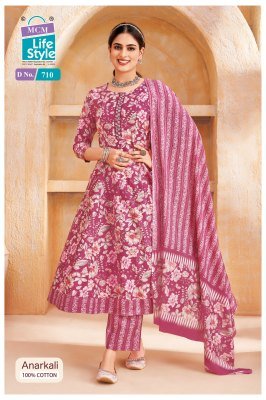 MCM Lifestyle Vol 7 Anarkali Suit Pure Cotton Anarkali Suits Wholesale Rate readymade suit catalogs