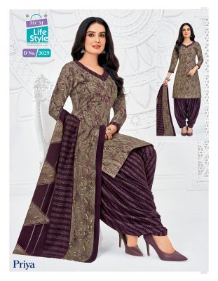 MCM Priya Vol 30 Cotton Patiyala Kurti Set with Dupatta (M–5XL) salwar kameez catalogs