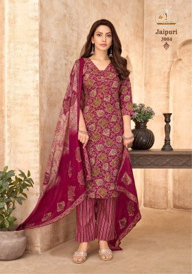 MISS WORLD JAIPURI VOL-3 3-Piece Kurti Pant Dupatta Set kurti pant with dupatta Catalogs