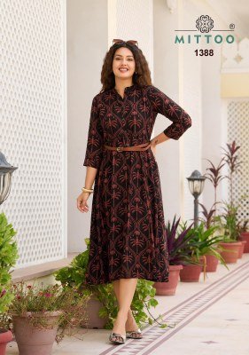 MITTOO Belt Vol-28 Rayon Print Kurti kurtis catalogs