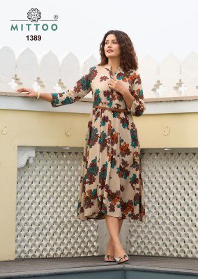 MITTOO Belt Vol-28 Rayon Print Kurti kurtis catalogs