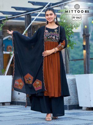 MITTOO NX IV-1105 to IV-1162 Mul Chanderi Suit Size wise Combo Set