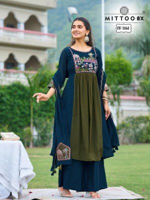 MITTOO NX IV-1105 to IV-1162 Mul Chanderi Suit Size wise Combo Set
