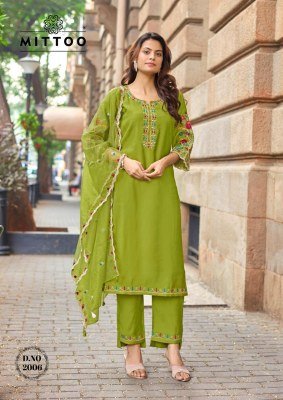 MITTOO Rangmahal Viscose Weaving Suit with Organza Dupatta readymade suit catalogs