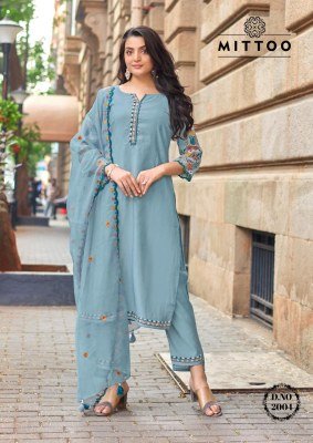 MITTOO Rangmahal Viscose Weaving Suit with Organza Dupatta readymade suit catalogs