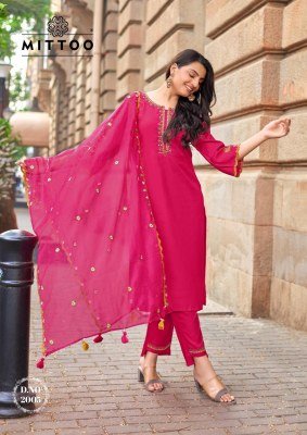 MITTOO Rangmahal Viscose Weaving Suit with Organza Dupatta readymade suit catalogs