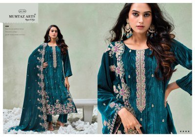 MUMTAZ ARTS MAAHI Velvet Bottom Edition Dress Material dress material catalogs