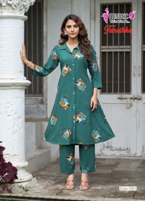 MYSTIC 9 TANISHKA VOL-1 Premium Heavy Viscose  Co-Ord Set with Pant co ord set catalogs