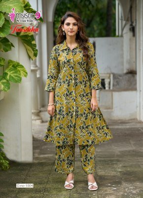 MYSTIC 9 TANISHKA VOL-1 Premium Heavy Viscose  Co-Ord Set with Pant co ord set catalogs