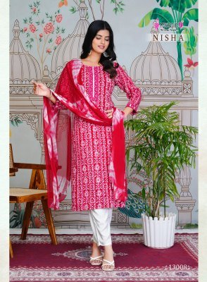  Mystic 9 Nisha Vol 13 Cotton With Heavy Reyon Salwar Suit Catalogue Pcs Wholesale Rate  readymade suit catalogs
