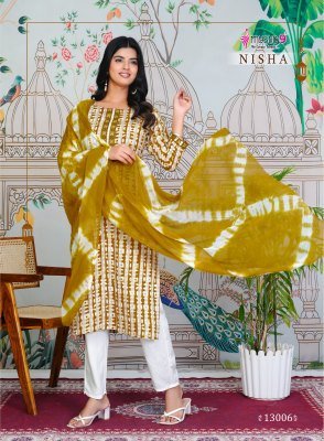  Mystic 9 Nisha Vol 13 Cotton With Heavy Reyon Salwar Suit Catalogue Pcs Wholesale Rate  readymade suit catalogs