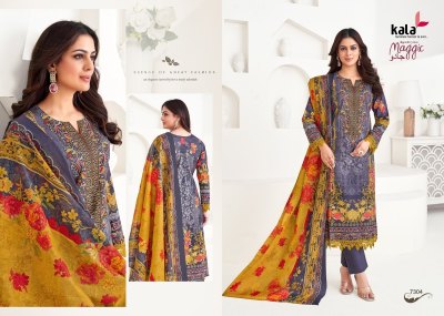 Maggic Vol 22 by Kala Pure Premium cotton printed unstitched suit catalogue at affordable rate dress material catalogs