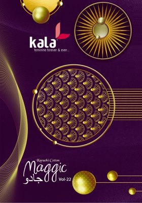 Maggic Vol 22 by Kala Pure Premium cotton printed unstitched suit catalogue at affordable rate dress material catalogs
