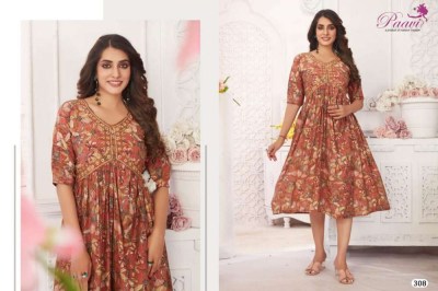 Mahavir Creation By Paavi Presents Gulzar Alia Cut Kurti Catalogue wholesale  kurtis catalogs