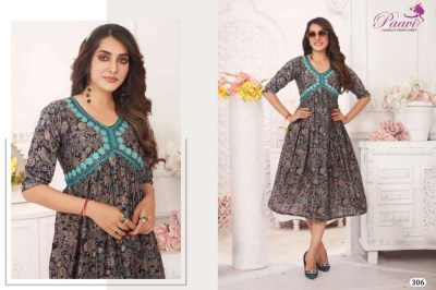 Mahavir Creation By Paavi Presents Gulzar Alia Cut Kurti Catalogue wholesale  kurtis catalogs