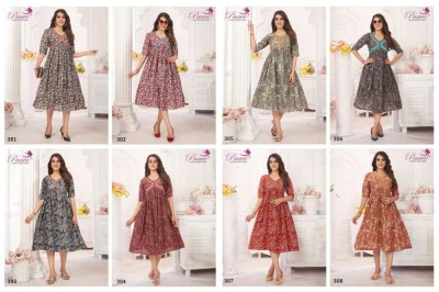 Mahavir Creation By Paavi Presents Gulzar Alia Cut Kurti Catalogue wholesale  kurtis catalogs
