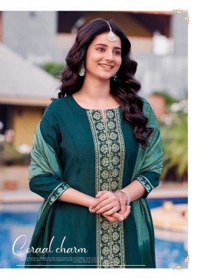 Mahek vol 1 by Mystic 9 Premium embroidered roman silk readymade suit collection at affordable rate readymade suit catalogs