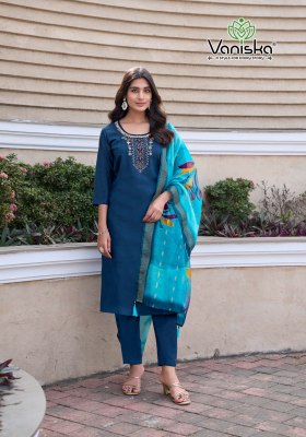Mahek vol 1 by Vansika roman silk handwork Readymade suit collection with affordable rate readymade suit catalogs