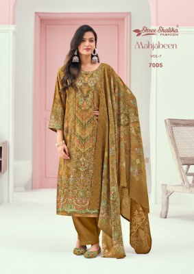 Mahjabeen vol 7 by Shree shalika Cotton lawn digital printed unstitched dress material catalogue at affordable rate salwar kameez catalogs
