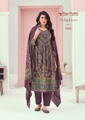 Mahjabeen vol 7 by Shree shalika Cotton lawn digital printed unstitched dress material catalogue at affordable rate salwar kameez catalogs