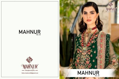 Mahnur fashion by mahnur vol 30 heavy georgette fancy embroidered pakistani suit catalog at wholesale price pakistani suit catalogs