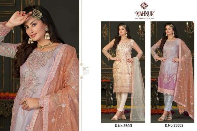 Mahnur vol 35 Havey Organza Pakistani salwar suits catalogue  pakistani suit catalogs