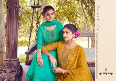 Maitree vol 3 by Rangoon georgette embroidered fancy anarkali suit catalogue at affordable rate fancy Anarkali suit catalogs