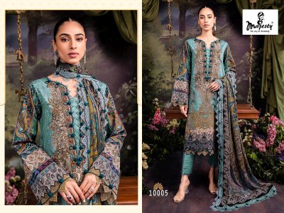 Majesty present Bliss line luxury lawn collection Pakistani salwar kameez catlogue at low rate  pakistani suit catalogs