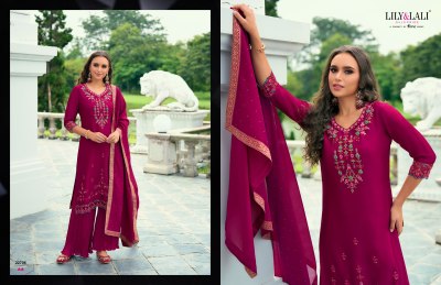 Malang 2 by Lily and lali embroidered kurta bottom and dupatta catalogue at low rate readymade suit catalogs