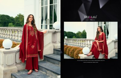 Malang 2 by Lily and lali embroidered kurta bottom and dupatta catalogue at low rate readymade suit catalogs