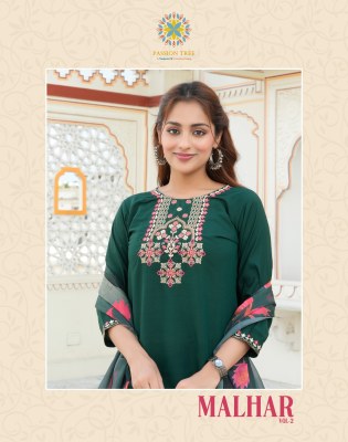Malhar vol 2 by Passion tree roman silk embroidered kurti pant and dupatta catalogue readymade suit catalogs
