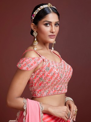 Mandakini 1 presenting Designer embroidery and real Mirror Work lehenga choli catalogue at wholesale price Amavi