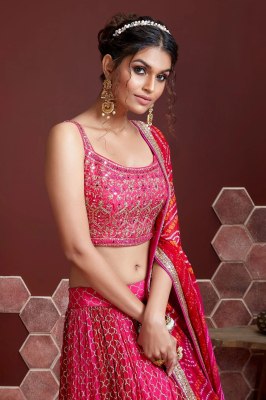 Mandakini 1 presenting Designer embroidery and real Mirror Work lehenga choli catalogue at wholesale price lehenga choli catalogs