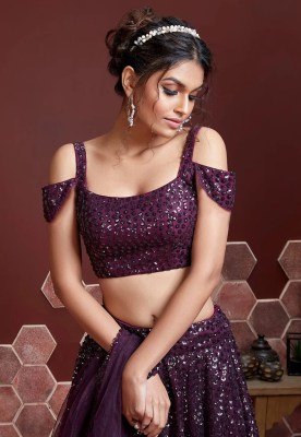Mandakini 1 presenting Designer embroidery and real Mirror Work lehenga choli catalogue at wholesale price lehenga choli catalogs