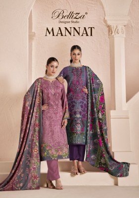 Mannat by Belliza Heavy Viscose Pashmina Suit Festive Collection Wholesale Dress Material Belliza