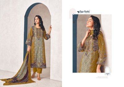 Mannat vol 15 by Shree Shalika Cotton Lawn Printed embroidered unstitched suit catalogue dress material catalogs