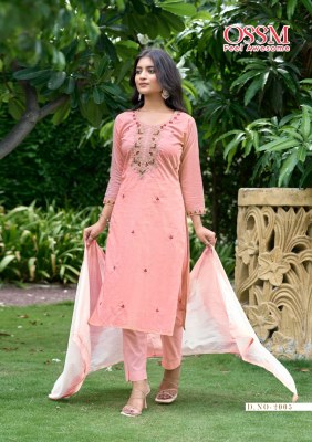 Mantra vol 2 by OSSM Pure cotton embroidered readymade suit catalogue at affordable rate  readymade suit catalogs