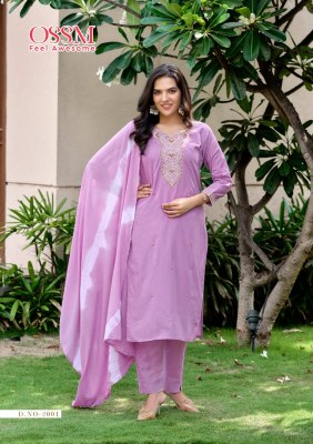 Mantra vol 2 by OSSM Pure cotton embroidered readymade suit catalogue at affordable rate  readymade suit catalogs