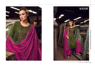 Manvika by romani heavy cotton embroidered unstitched salwar kameez catalogue at wholesale price salwar kameez catalogs