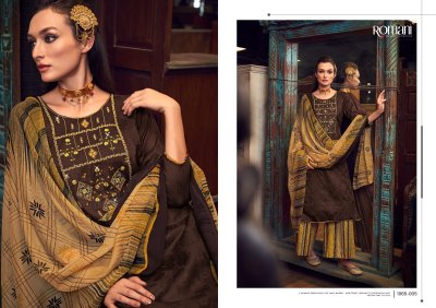 Manvika by romani heavy cotton embroidered unstitched salwar kameez catalogue at wholesale price salwar kameez catalogs