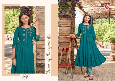 Manya by Akshar Textile Heavy reyon Fancy nayra cut kurti pant and dupatta catalogue at affordable rate kurtis catalogs