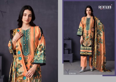 Mareena vol 12 by Romani Soft Cotton Unstitched dress material catalogue at affordable rate salwar kameez catalogs