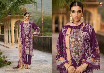 Maria B Winter Collection 25-3 by Deepsy Suits Pure Viscose Pashmina Embroidered Dress Material Wholesale dress material catalogs