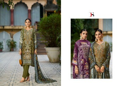 Maria B Winter Collection 25-3 by Deepsy Suits Pure Viscose Pashmina Embroidered Dress Material Wholesale dress material catalogs