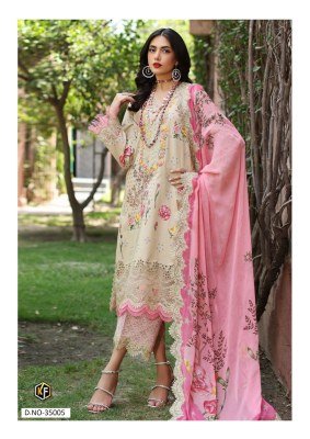 Maria B vol 35 by Keval Fab Heavy Cotton Printed Karachi suit collection with amaviexpo Karachi suits catalogs