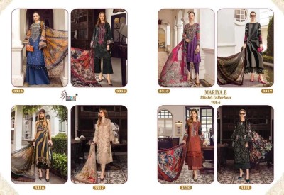 Maria B winter collection vol 5 presenting heavy pashmina  print with exclusive embroidery patch work salwar suit catlog at wholesale price pakistani suit catalogs